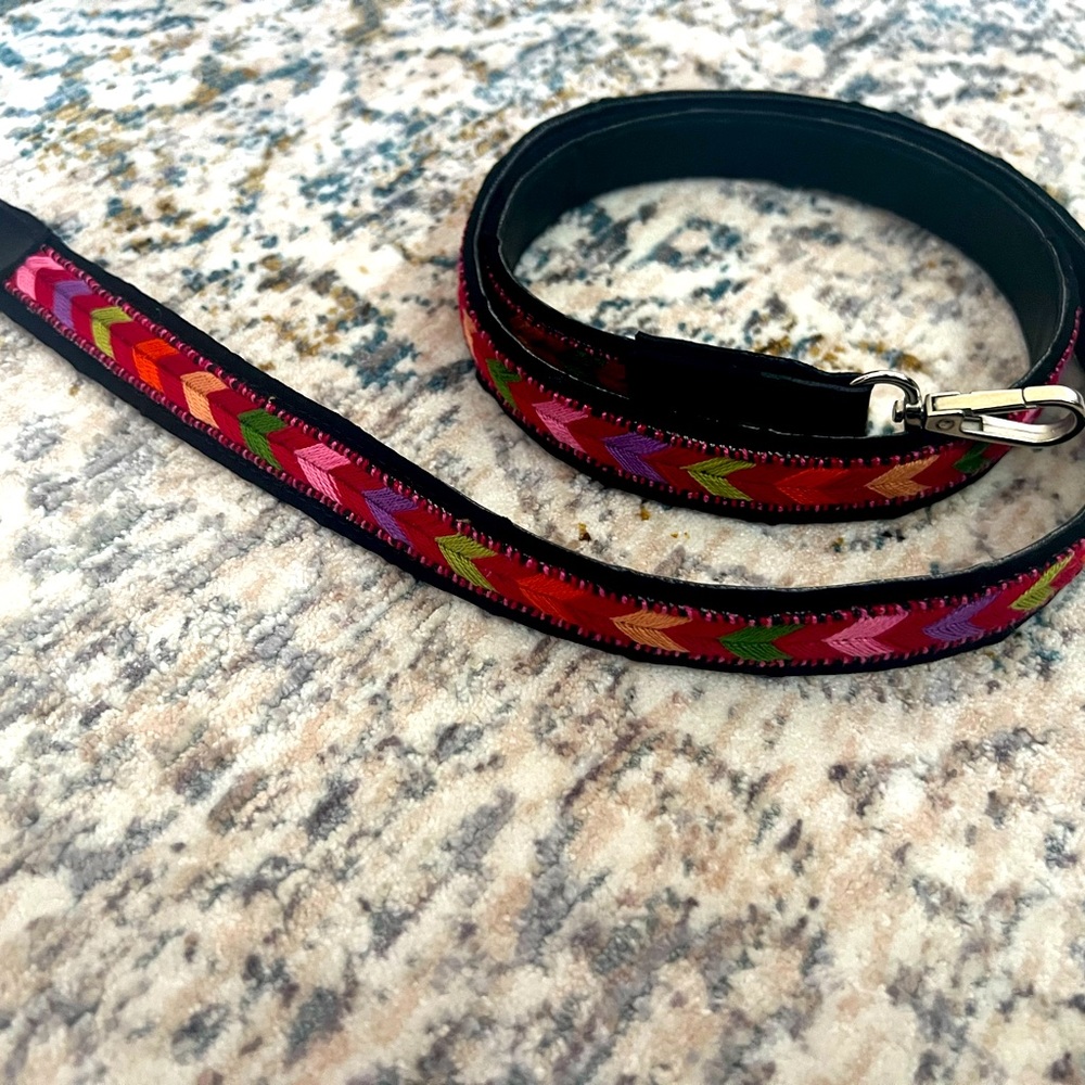 Cross stitch purse strap, handmade cross stitch, Palestinian cross stitch